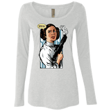 T-Shirts Heather White / Small Someone has to save our skins Women's Triblend Long Sleeve Shirt