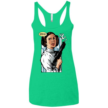 T-Shirts Envy / X-Small Someone has to save our skins Women's Triblend Racerback Tank