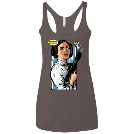 T-Shirts Macchiato / X-Small Someone has to save our skins Women's Triblend Racerback Tank