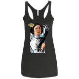 T-Shirts Vintage Black / X-Small Someone has to save our skins Women's Triblend Racerback Tank