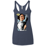 T-Shirts Vintage Navy / X-Small Someone has to save our skins Women's Triblend Racerback Tank