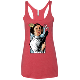 T-Shirts Vintage Red / X-Small Someone has to save our skins Women's Triblend Racerback Tank
