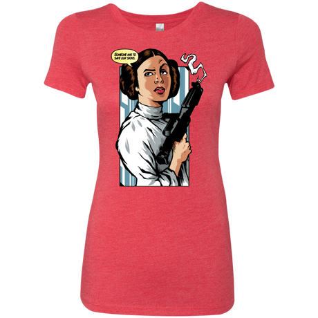 T-Shirts Vintage Red / Small Someone has to save our skins Women's Triblend T-Shirt