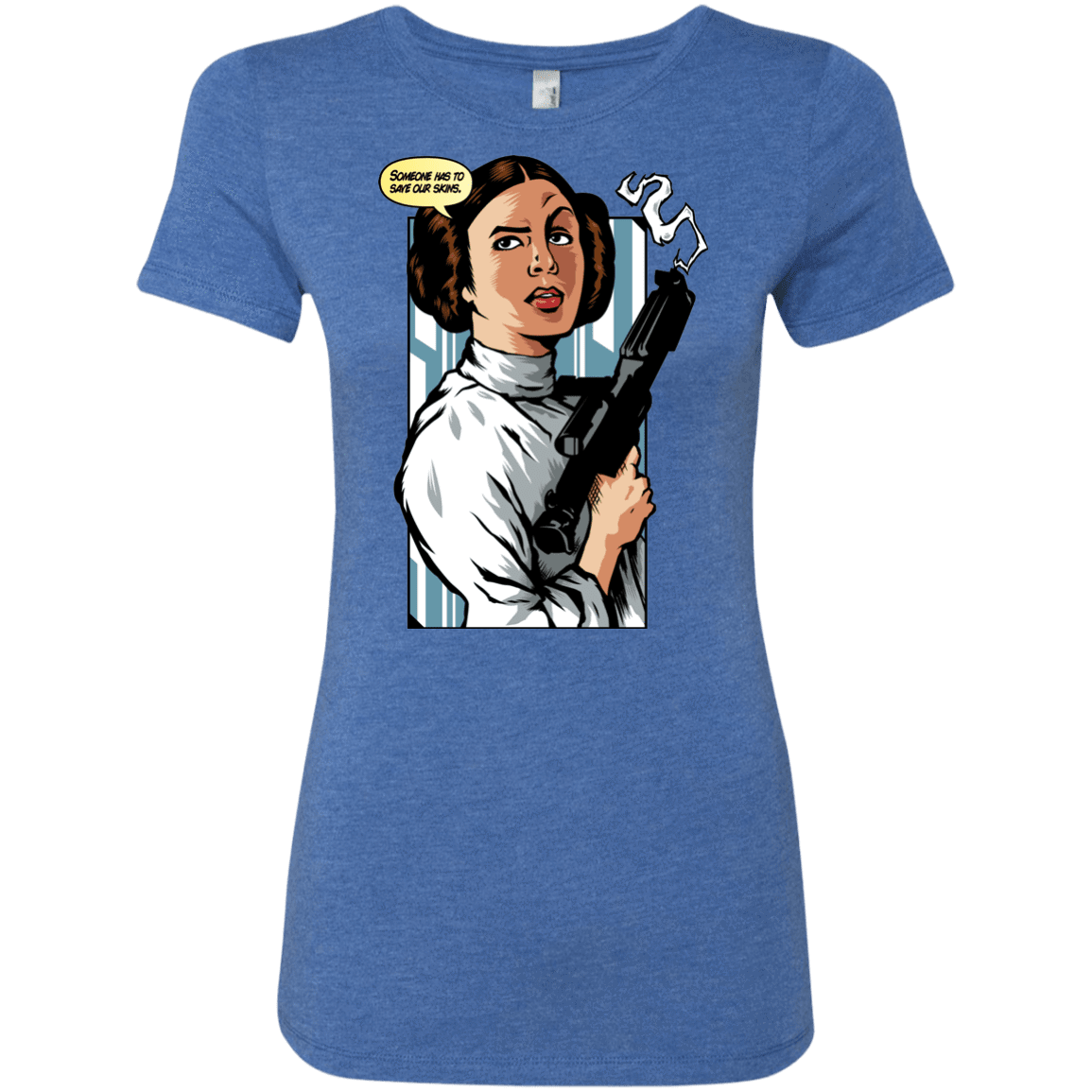 T-Shirts Vintage Royal / Small Someone has to save our skins Women's Triblend T-Shirt
