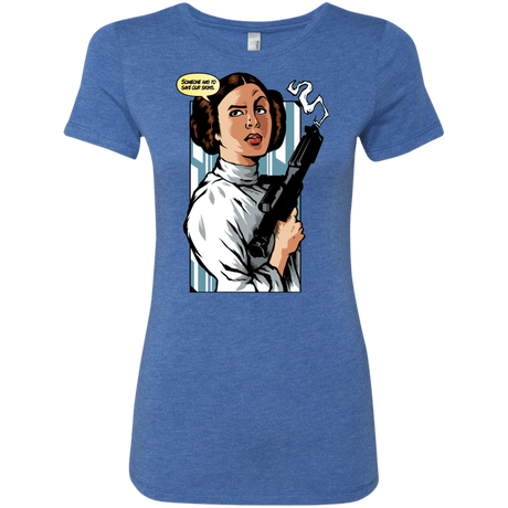 T-Shirts Vintage Royal / Small Someone has to save our skins Women's Triblend T-Shirt