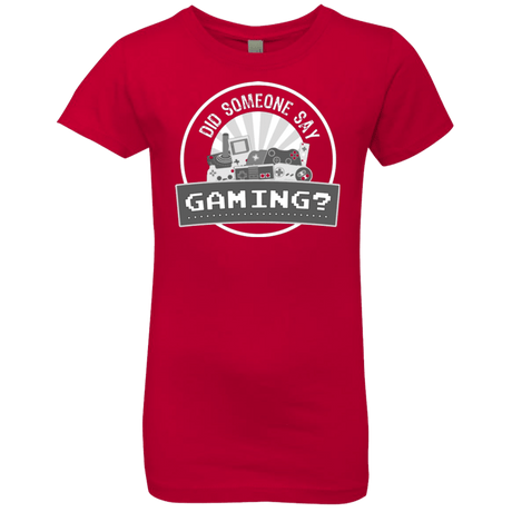 T-Shirts Red / YXS Someone Say Gaming Girls Premium T-Shirt