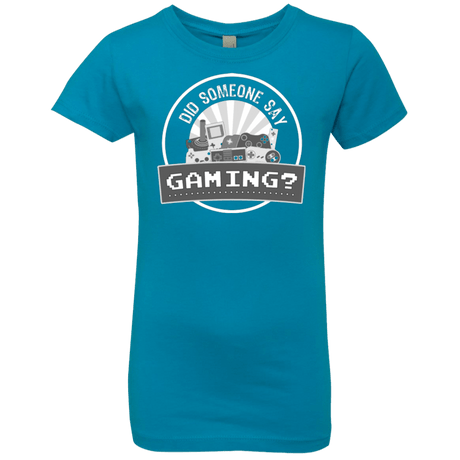 T-Shirts Turquoise / YXS Someone Say Gaming Girls Premium T-Shirt