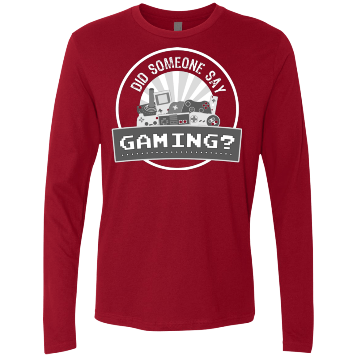 T-Shirts Cardinal / Small Someone Say Gaming Men's Premium Long Sleeve