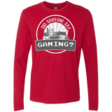 T-Shirts Red / Small Someone Say Gaming Men's Premium Long Sleeve