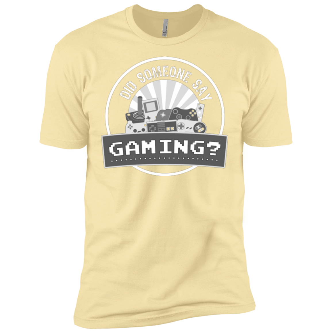 T-Shirts Banana Cream / X-Small Someone Say Gaming Men's Premium T-Shirt