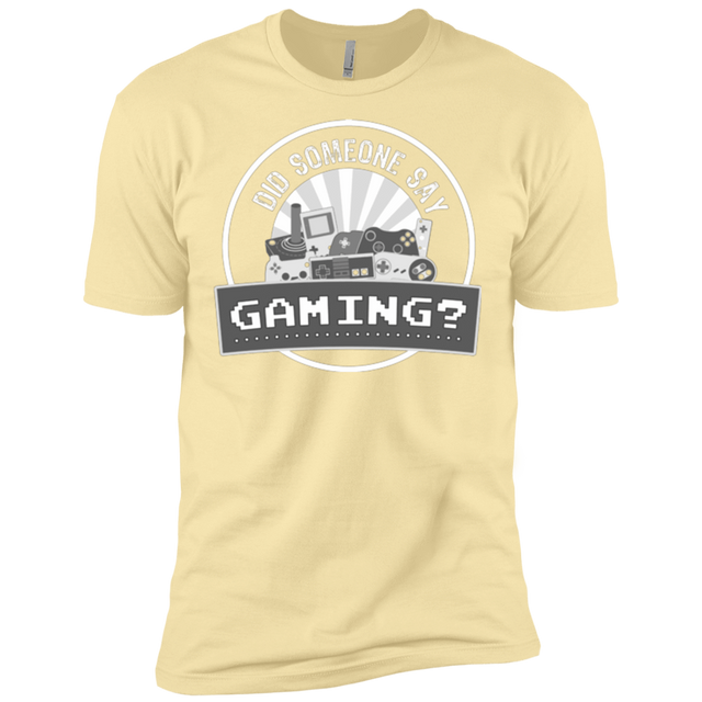 T-Shirts Banana Cream / X-Small Someone Say Gaming Men's Premium T-Shirt