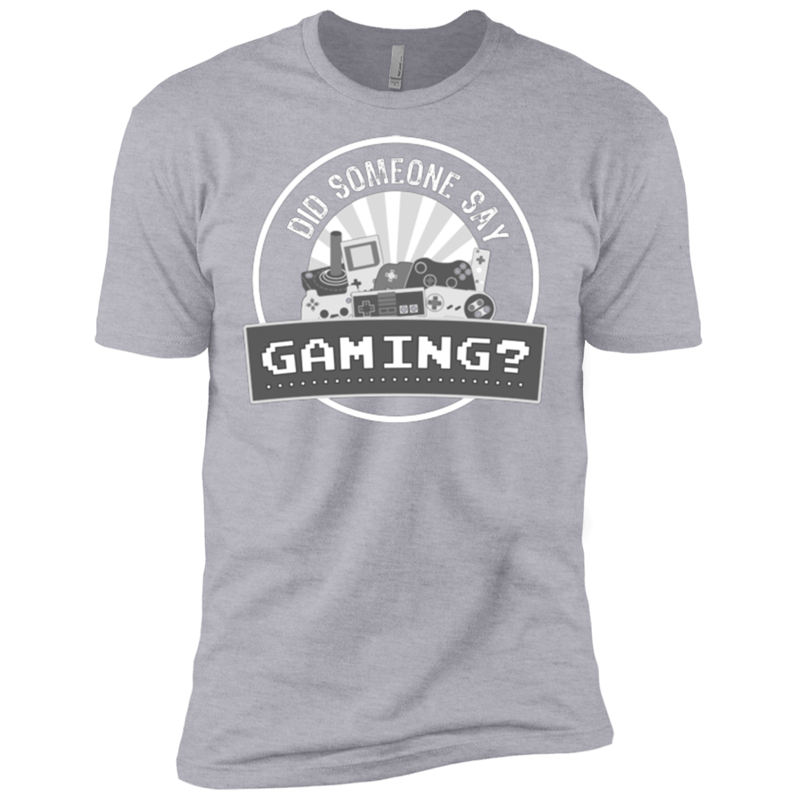 T-Shirts Heather Grey / X-Small Someone Say Gaming Men's Premium T-Shirt