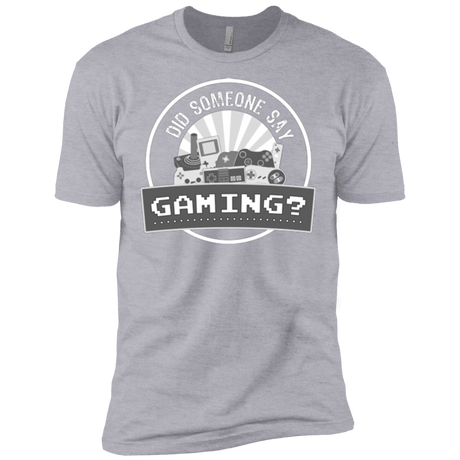 T-Shirts Heather Grey / X-Small Someone Say Gaming Men's Premium T-Shirt