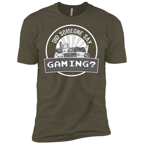 T-Shirts Military Green / X-Small Someone Say Gaming Men's Premium T-Shirt