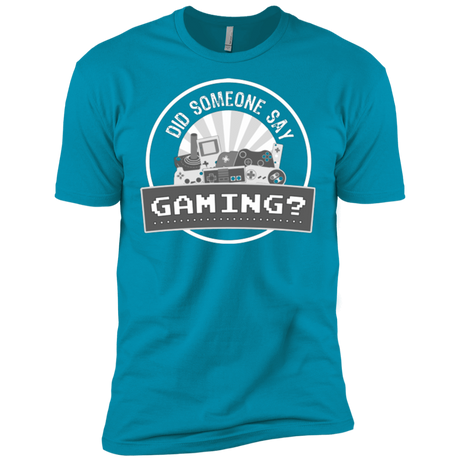 T-Shirts Turquoise / X-Small Someone Say Gaming Men's Premium T-Shirt