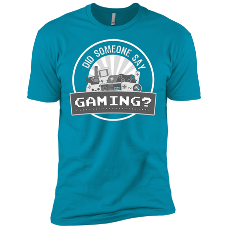 T-Shirts Turquoise / X-Small Someone Say Gaming Men's Premium T-Shirt