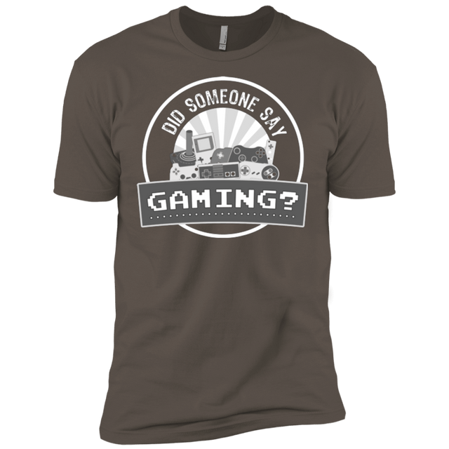 T-Shirts Warm Grey / X-Small Someone Say Gaming Men's Premium T-Shirt