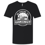 T-Shirts Black / X-Small Someone Say Gaming Men's Premium V-Neck