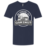 T-Shirts Midnight Navy / X-Small Someone Say Gaming Men's Premium V-Neck