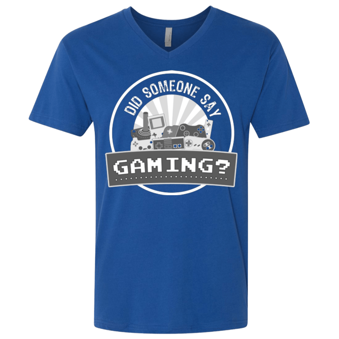 T-Shirts Royal / X-Small Someone Say Gaming Men's Premium V-Neck
