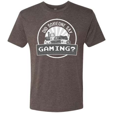 T-Shirts Macchiato / Small Someone Say Gaming Men's Triblend T-Shirt