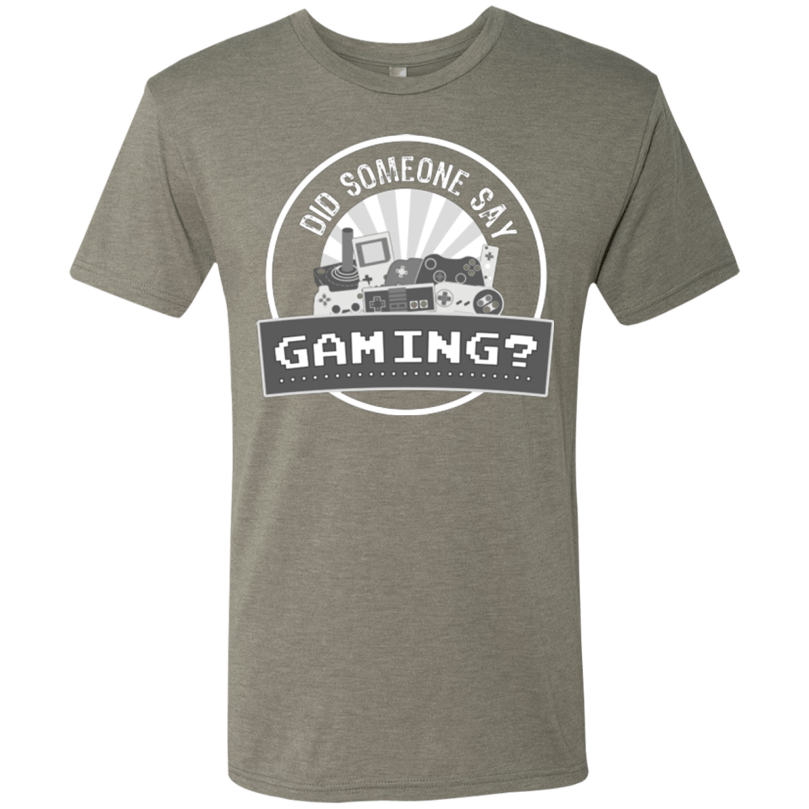 T-Shirts Venetian Grey / Small Someone Say Gaming Men's Triblend T-Shirt