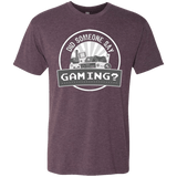 T-Shirts Vintage Purple / Small Someone Say Gaming Men's Triblend T-Shirt