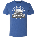 T-Shirts Vintage Royal / Small Someone Say Gaming Men's Triblend T-Shirt