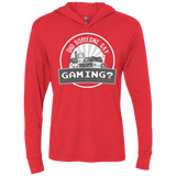 T-Shirts Vintage Red / X-Small Someone Say Gaming Triblend Long Sleeve Hoodie Tee