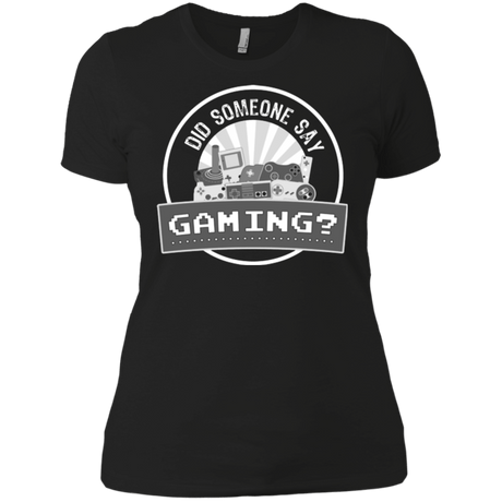 T-Shirts Black / X-Small Someone Say Gaming Women's Premium T-Shirt