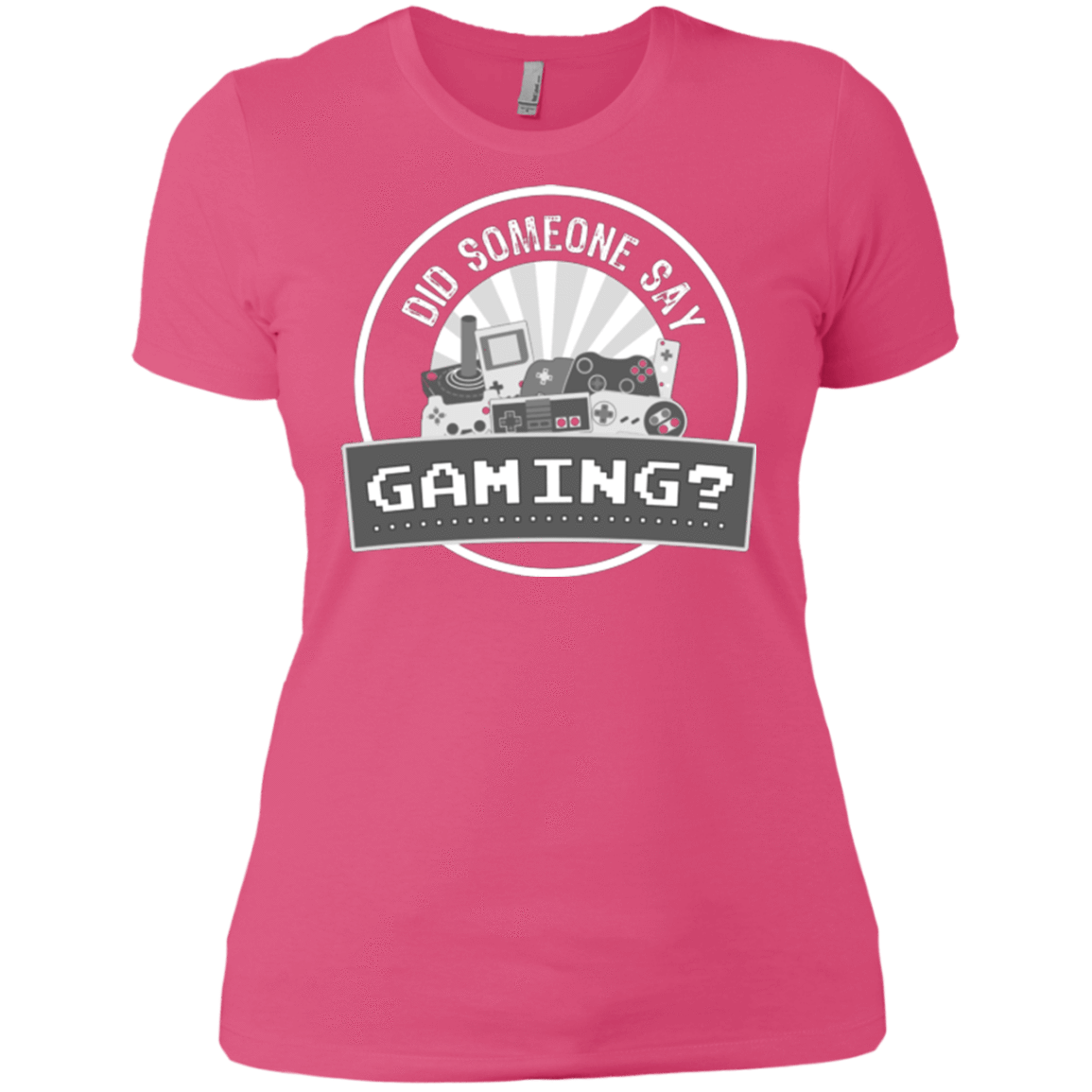 T-Shirts Hot Pink / X-Small Someone Say Gaming Women's Premium T-Shirt