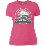 T-Shirts Hot Pink / X-Small Someone Say Gaming Women's Premium T-Shirt