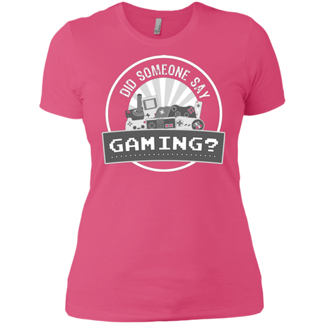 T-Shirts Hot Pink / X-Small Someone Say Gaming Women's Premium T-Shirt