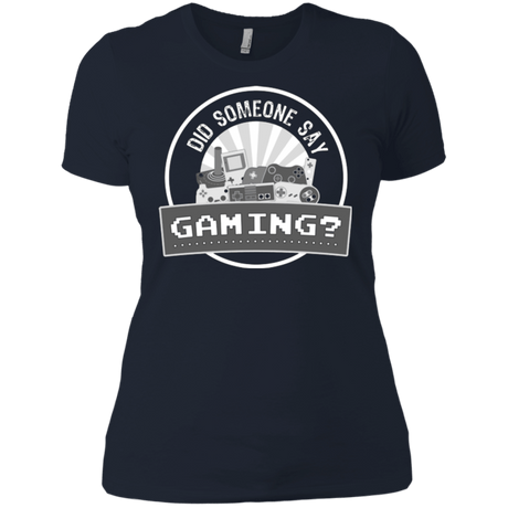 T-Shirts Midnight Navy / X-Small Someone Say Gaming Women's Premium T-Shirt