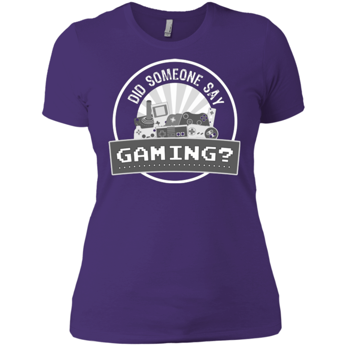 T-Shirts Purple / X-Small Someone Say Gaming Women's Premium T-Shirt