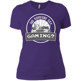 T-Shirts Purple / X-Small Someone Say Gaming Women's Premium T-Shirt