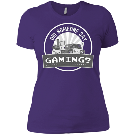 T-Shirts Purple / X-Small Someone Say Gaming Women's Premium T-Shirt