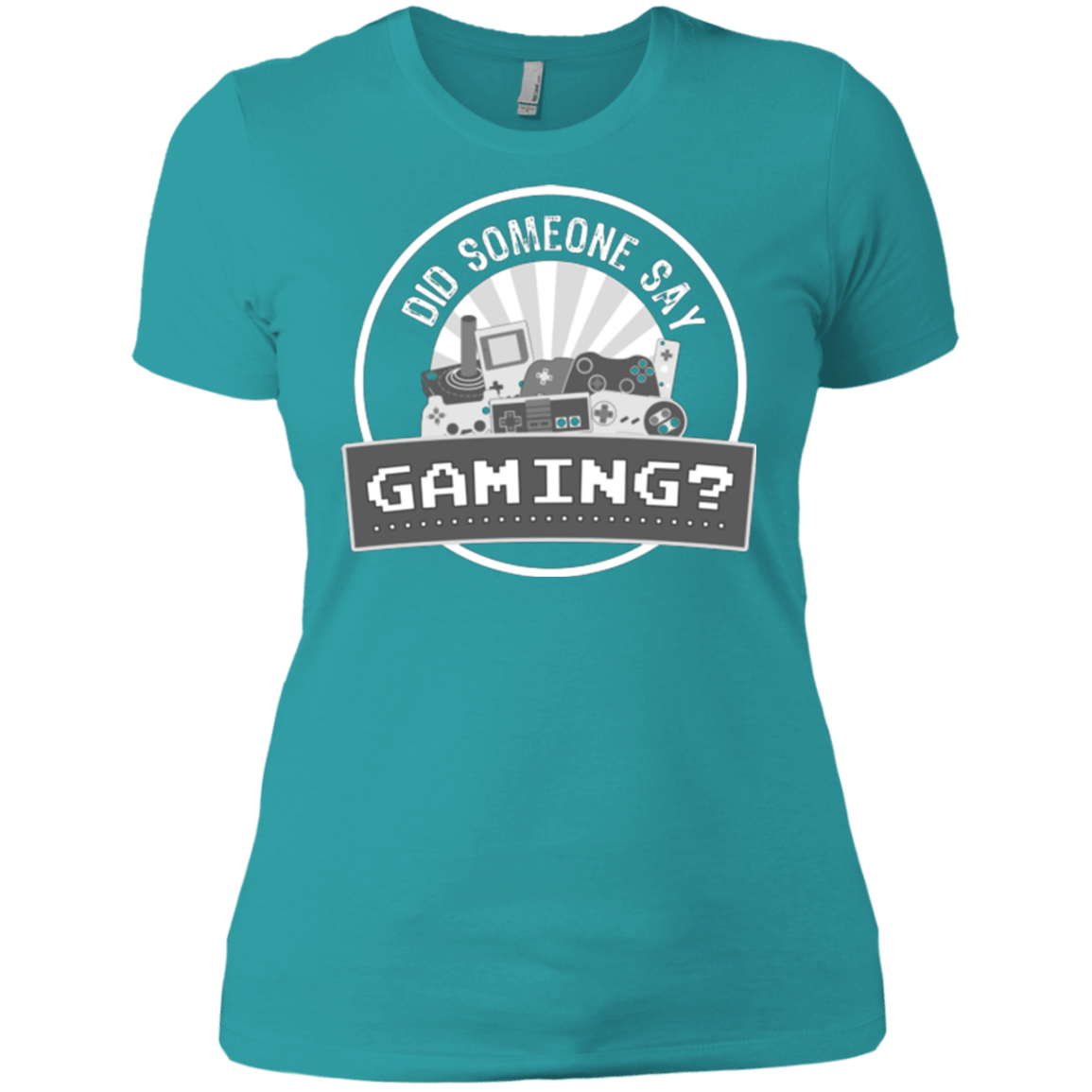 T-Shirts Tahiti Blue / X-Small Someone Say Gaming Women's Premium T-Shirt