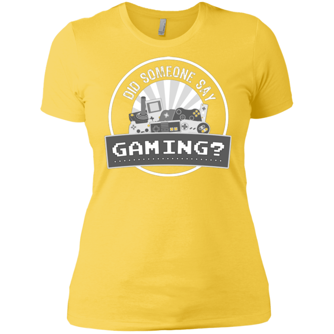 T-Shirts Vibrant Yellow / X-Small Someone Say Gaming Women's Premium T-Shirt