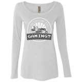 T-Shirts Heather White / Small Someone Say Gaming Women's Triblend Long Sleeve Shirt