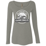 T-Shirts Venetian Grey / Small Someone Say Gaming Women's Triblend Long Sleeve Shirt