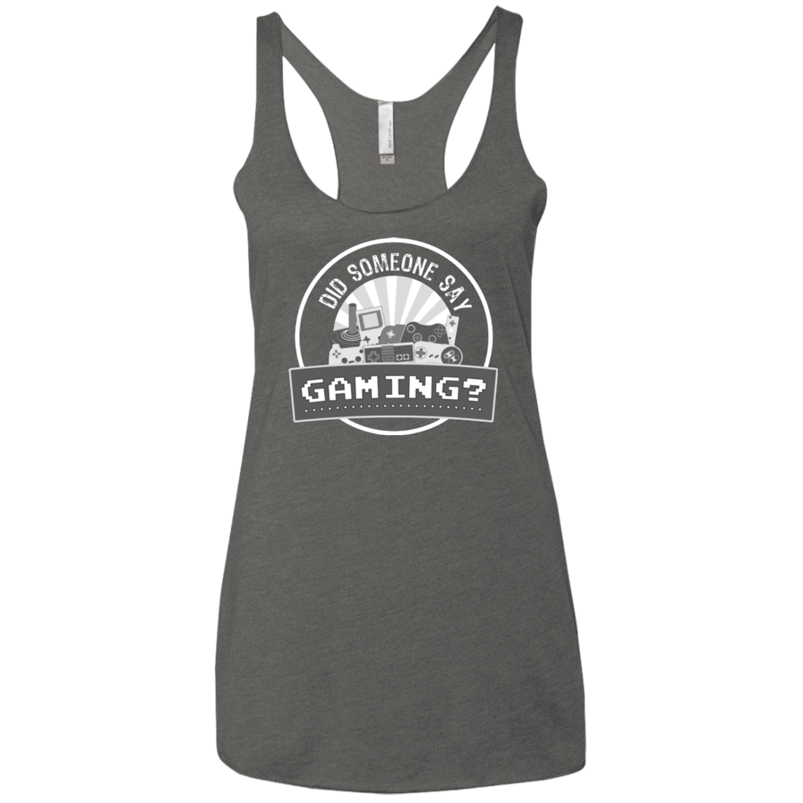 T-Shirts Premium Heather / X-Small Someone Say Gaming Women's Triblend Racerback Tank