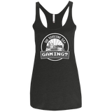 T-Shirts Vintage Black / X-Small Someone Say Gaming Women's Triblend Racerback Tank