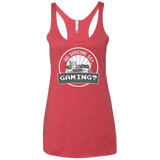 T-Shirts Vintage Red / X-Small Someone Say Gaming Women's Triblend Racerback Tank