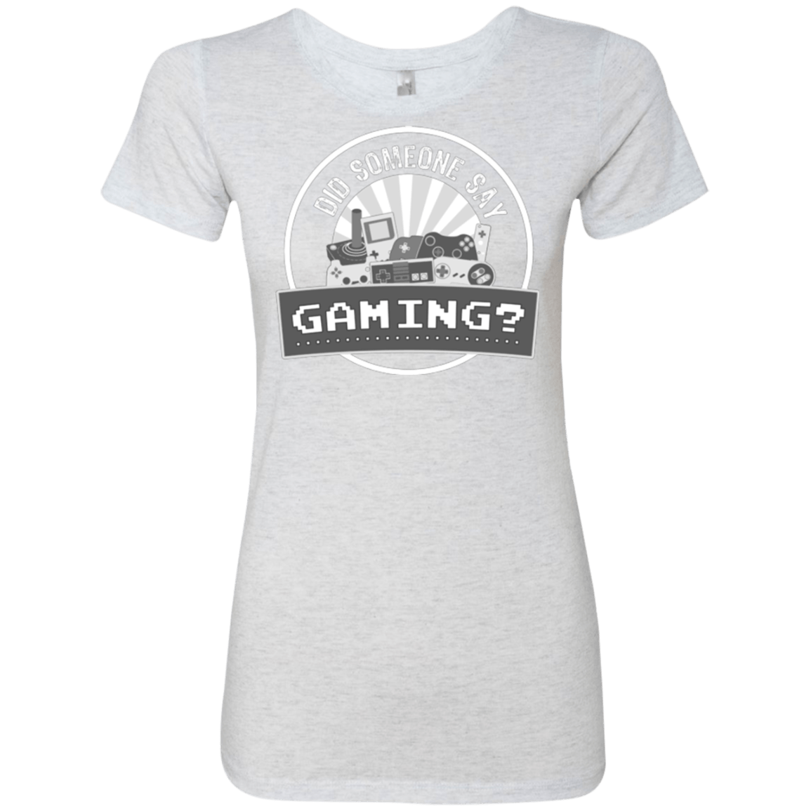 T-Shirts Heather White / Small Someone Say Gaming Women's Triblend T-Shirt