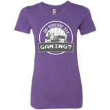 T-Shirts Purple Rush / Small Someone Say Gaming Women's Triblend T-Shirt