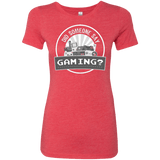T-Shirts Vintage Red / Small Someone Say Gaming Women's Triblend T-Shirt