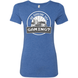 T-Shirts Vintage Royal / Small Someone Say Gaming Women's Triblend T-Shirt