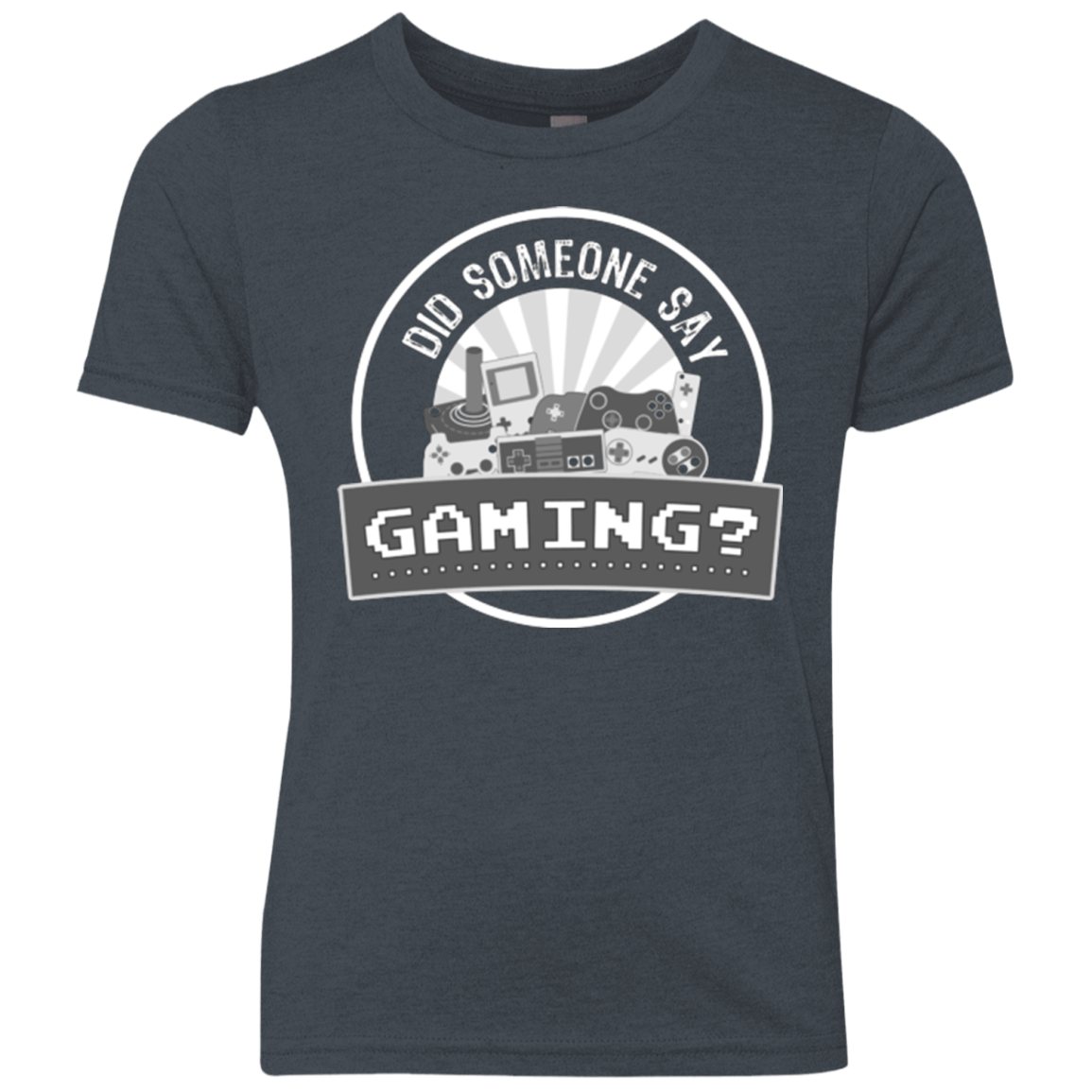 T-Shirts Vintage Navy / YXS Someone Say Gaming Youth Triblend T-Shirt