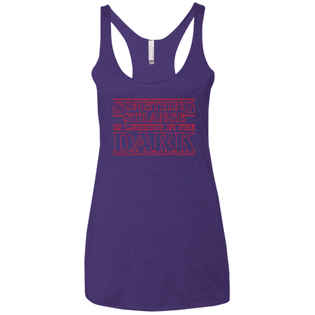 T-Shirts Purple / X-Small Something Strange Women's Triblend Racerback Tank